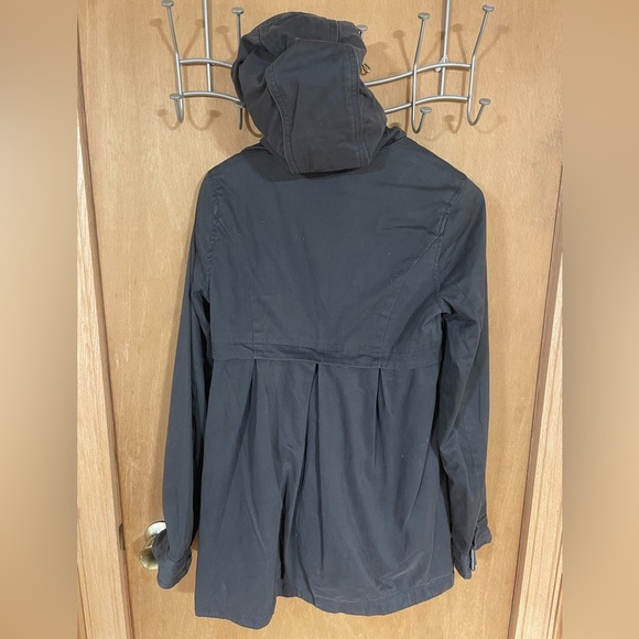 ABERCROMBIE & FITCH-Women's Vintage Cotton Parka Jacket size S Moose Logo - Picture 2 of 3